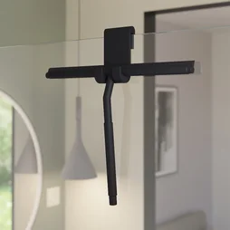 Raclette pour porte de douche a suspendre Neo noir