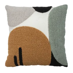 Coussin Freja, jaune l.45 x L.45 cm