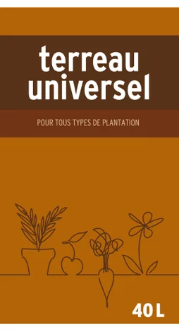 Terreau universel, 40 litres