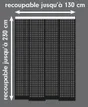 Moustiquaire Pour Porte Rideau Moustikit H.230 X L.130 Cm