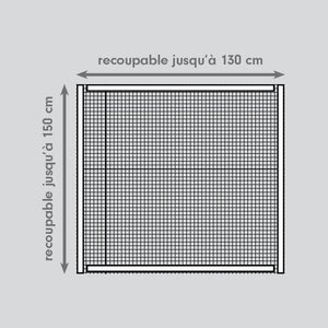 Moustiquaire Pour Fenêtre Avec Fixation Auto-Agrippante Moskitop H.130 X L.150Cm