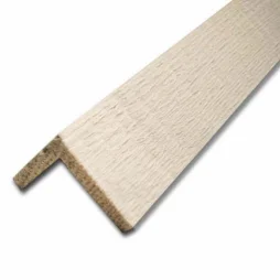 Baguette Angle Brut De Sciage 2 Bords Droits Balnc Ceruse 24X24X2400Mm