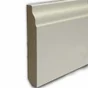 Plinthe raine bouvete revêtu blanc bord / face moulure 14 x 120 x 2400 mm
