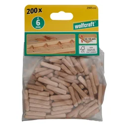 Lot De 200 Tourillons Wolfcraft