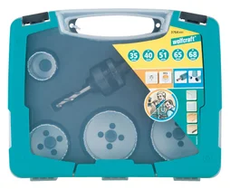 Coffret Trépans Electricité Et Plomberie Multimatériau, Diam.68 Mm Wolfcraft