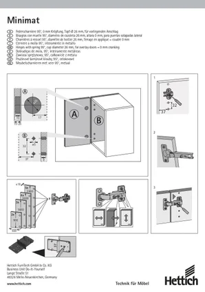 Charnière Invisible Acier Pour Meuble
