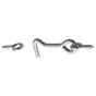 Lot De 4 Crochets De Contrevent Acier Hettich, L.37 X L.16 Mm