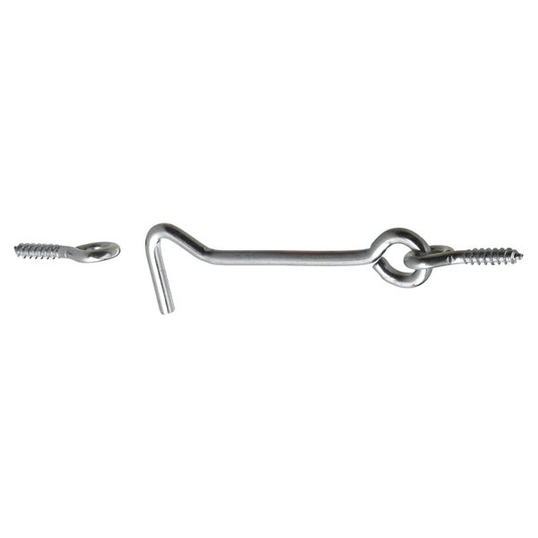Lot De 4 Crochets De Contrevent Acier Hettich, L.76 X L.23 Mm