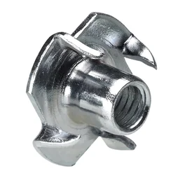 Lot De 8 Écrous À Enfoncer Acier Chromé Hettich, L.19 Mm