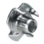 Lot De 8 Écrous À Enfoncer Acier Chromé Hettich, L.19 Mm