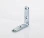 Lot de 20 equerres de chaise acier zingué HETTICH, l.50 mm