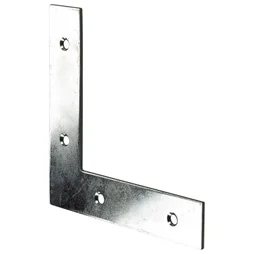 Équerre d'assemblage plate en acier zingué, HETTICH, l.100 mm