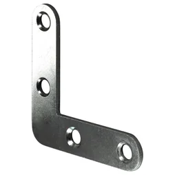 Équerre d'assemblage plate en acier zingué, HETTICH, l.40 mm