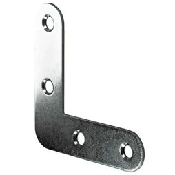 Équerre d'assemblage plate en acier zingué, HETTICH, l.60 mm