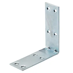 Équerre d'assemblage en acier zingué, HETTICH, l.80 mm