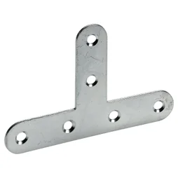 1 Équerre T Plate Acier Zingué Hettich, L.55 Mm
