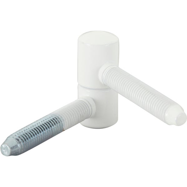 Lot De 2 Fiches À Visser Hettich, Acier Laqué, H.36 X L.15 Mm