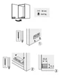 Lot De 2 Loqueteaux Magnétiques Plastique Hettich, L.20.8 X L.58.3 Mm