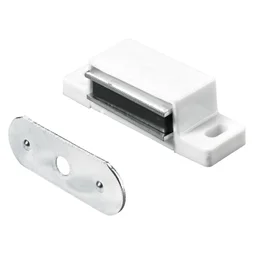 Lot De 10 Loqueteaux Magnétiques Plastique Hettich, L.14.5 X L.45.3 Mm