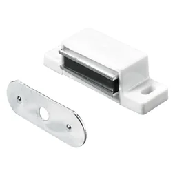 Lot De 4 Loqueteaux Magnétiques Plastique Hettich, L.14.5 X L.45.3 Mm