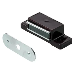Lot De 10 Loqueteaux Magnétiques Plastique Hettich, L.14.5 X L.45.3 Mm