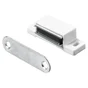 Lot De 10 Loqueteaux Magnétiques Plastique Hettich, L.14.5 X L.45.3 Mm