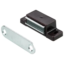 Lot De 4 Loqueteaux Magnétiques Plastique Hettich, L.14.5 X L.45.3 Mm
