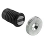 Lot De 2 Loqueteaux Magnétiques Plastique Hettich, L.14 X Diam.8 Mm