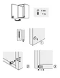 Lot De 2 Loqueteaux Magnétiques Plastique Hettich, L.14 X Diam.8 Mm