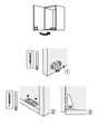 Lot De 2 Loqueteaux À Bille Plastique Hettich, L.27 X L.35 Mm