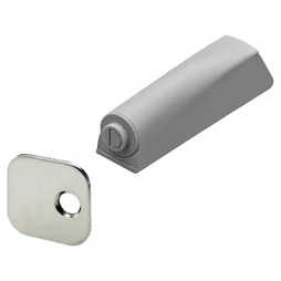 Lot De 2 Aimants À Pression Plastique Hettich, L.43 X Diam.10 Mm