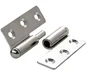 Lot De 2 Paumelles Acier Pour Meuble Hettich, L.50 X L.40 Mm