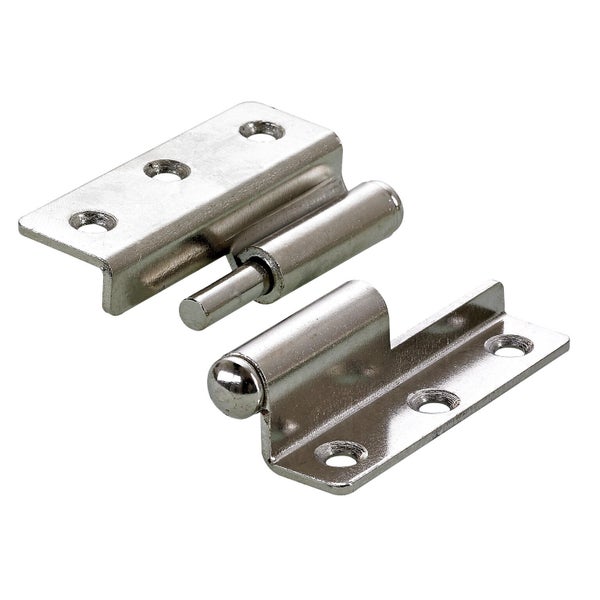 Lot De 2 Paumelles Acier Pour Meuble Hettich, L.50 X L.40 Mm