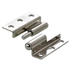 Lot De 2 Paumelles Acier Pour Meuble Hettich, L.50 X L.40 Mm