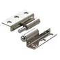 Lot De 2 Paumelles Acier Pour Meuble Hettich, L.50 X L.40 Mm