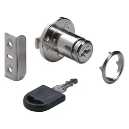 Serrure De Meuble Acier À Encastrer Hettich 18 Mm Réversible