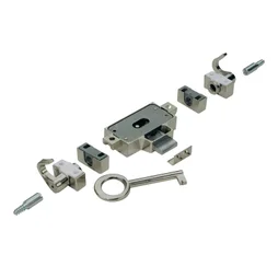 Serrure De Meuble Acier À Espagnolette Hettich, Axe 25 Mm
