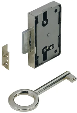 Serrure De Meuble Acier En Applique Hettich 20 Mm Réversible