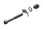 Lot De 2 Vis D'Assemblage Avec Manchon Acier Brut Hettich, L.60 Mm