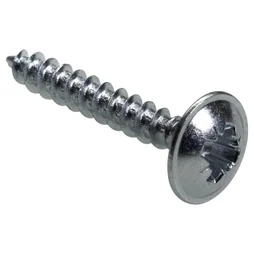 Lot de 50 vis de paroi arrière acier chromé HETTICH, l.20 mm
