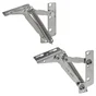 Lot De 2 Compas D'Abattant Pour Coffre À Jouets Hettich, L.135 Mm