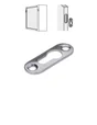 Lot De 4 Suspensions De Meuble Acier Zingué Hettich, L.42 Mm