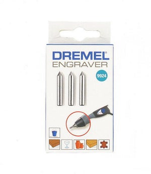 Lot De 3 Pointes À Graver, Dremel