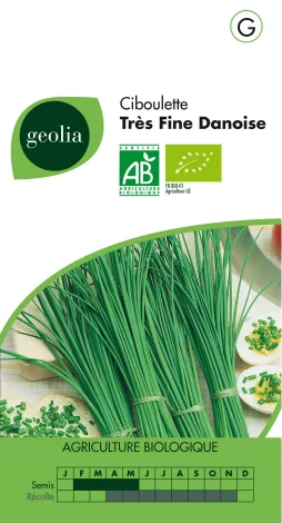 Ciboulette fine danoise GEOLIA 2 g