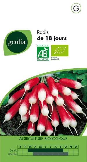 Radis 18 Jours Geolia 8 G