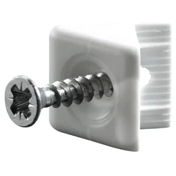 Lot De 20 Stabilisateurs D'Angle Pour Paroi Arrière Plastique Hettich, L.10.7 Mm