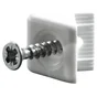 Lot De 20 Stabilisateurs D'Angle Pour Paroi Arrière Plastique Hettich, L.10.7 Mm