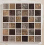 Mosaïque Mur Glass Select Mix Marron 5 X 5 Cm
