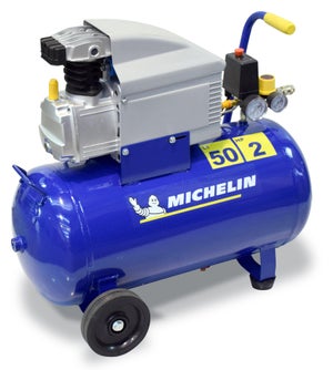 Compresseur d'atelier, 50 litres 2 cv MB50 230 volts, MICHELIN