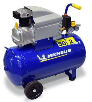 Compresseur d'atelier, 50 litres 2 cv MB50 230 volts, MICHELIN